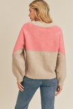 Colorblock Cardigan Sweater