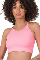 RIBBED SEAMLESS CAMI TOP