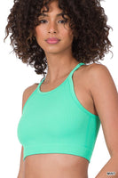 RIBBED SEAMLESS CAMI TOP