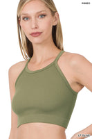 RIBBED SEAMLESS CAMI TOP