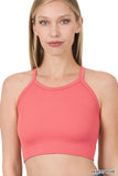 RIBBED SEAMLESS CAMI TOP