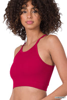 RIBBED SEAMLESS CAMI TOP