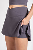 Butter V Shaped High-Waist Skort