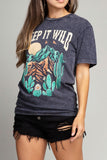 Keep It Wild Graphic Top