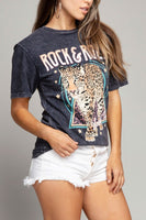 Rock & Roll World Tour Graphic Top