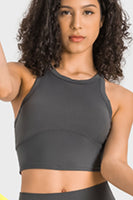 Racerback Cropped Sports Tank