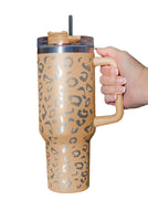 40oz Leopard Spotted Stainless Double Insulated Tumbler