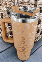 40oz Leopard Spotted Stainless Double Insulated Tumbler