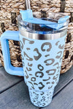 40oz Leopard Spotted Stainless Double Insulated Tumbler