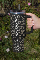 40oz Leopard Spotted Stainless Double Insulated Tumbler