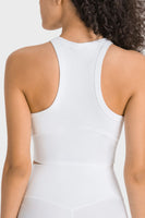 Racerback Cropped Sports Tank