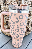 40oz Leopard Spotted Stainless Double Insulated Tumbler