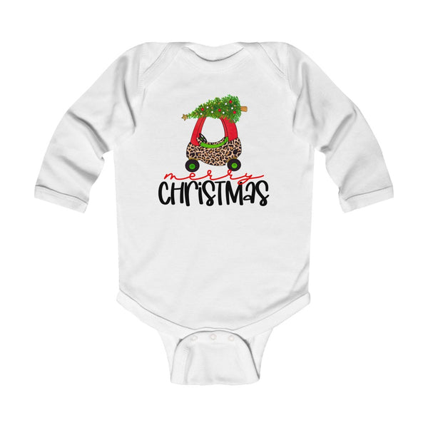 Merry Christmas Infant Long Sleeve Bodysuit