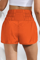 Breathable Smocked Sports Shorts