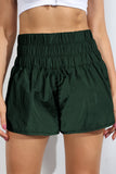 Breathable Smocked Sports Shorts