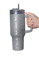 40oz Leopard Spotted Stainless Double Insulated Tumbler