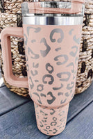 40oz Leopard Spotted Stainless Double Insulated Tumbler