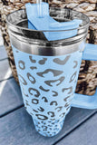 40oz Leopard Spotted Stainless Double Insulated Tumbler