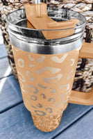 40oz Leopard Spotted Stainless Double Insulated Tumbler