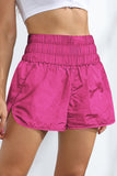 Breathable Smocked Sports Shorts