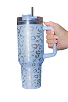 40oz Leopard Spotted Stainless Double Insulated Tumbler