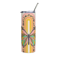 Butterfly Stainless steel tumbler