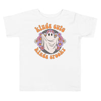 Kinda cute kinda spooky Toddler Short Sleeve Tee