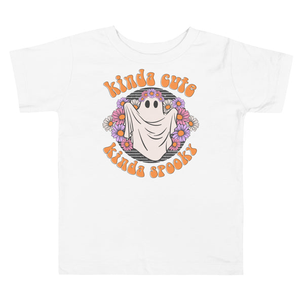 Kinda cute kinda spooky Toddler Short Sleeve Tee