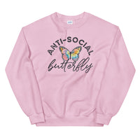 Anti-Social Butterfly Unisex Sweatshirt