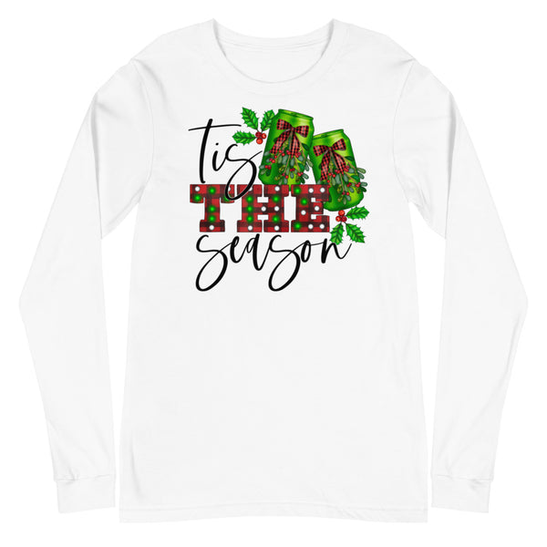 Tis the season beer Unisex Long Sleeve Tee