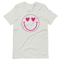 Heart eye Smiley Short-Sleeve Unisex T-Shirt