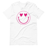 Heart eye Smiley Short-Sleeve Unisex T-Shirt