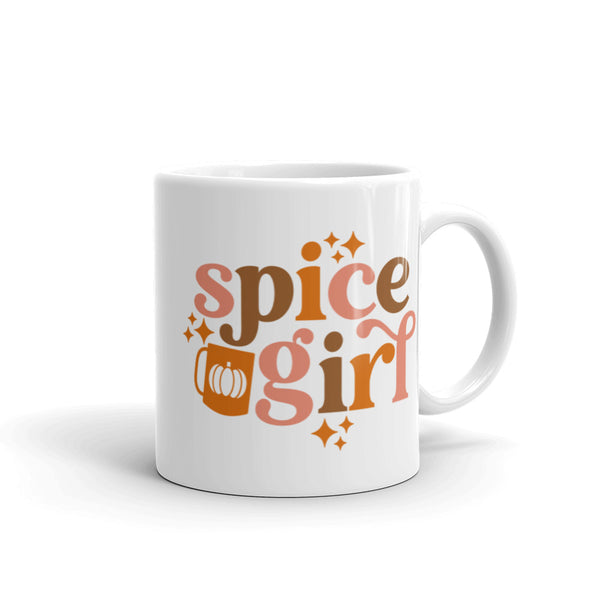 Spice Girl White glossy mug