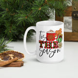 Tis the Season White glossy mug