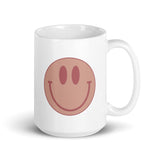 Smiley Face White glossy mug